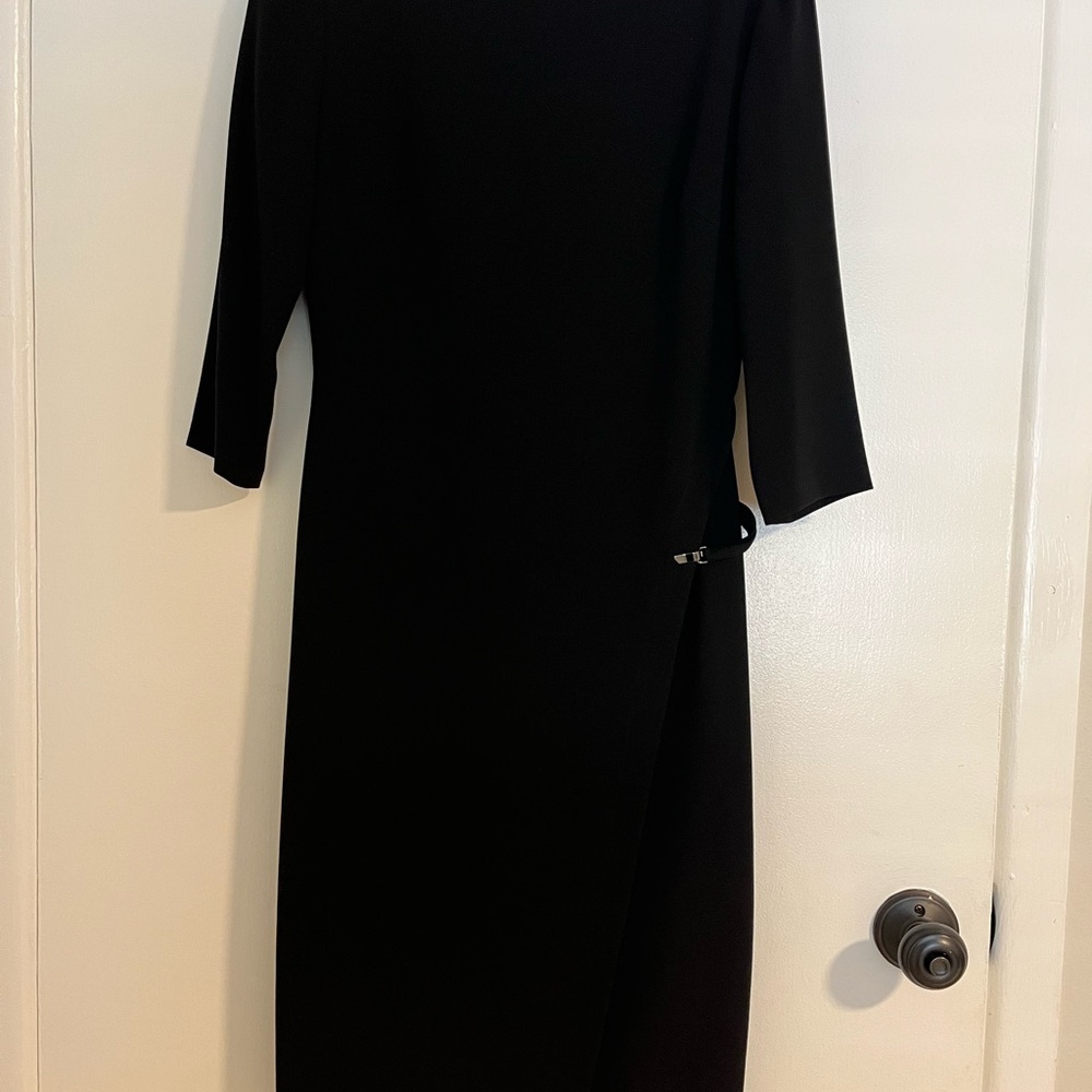 Calvin Klein Black Fringe Dress size 10 - Picture 9 of 14